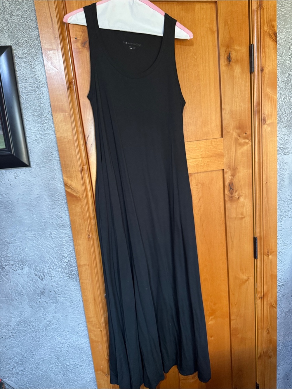 Soft Surroundings Black Sleeveless Maxi Dress - Classic Flowy Silhouette